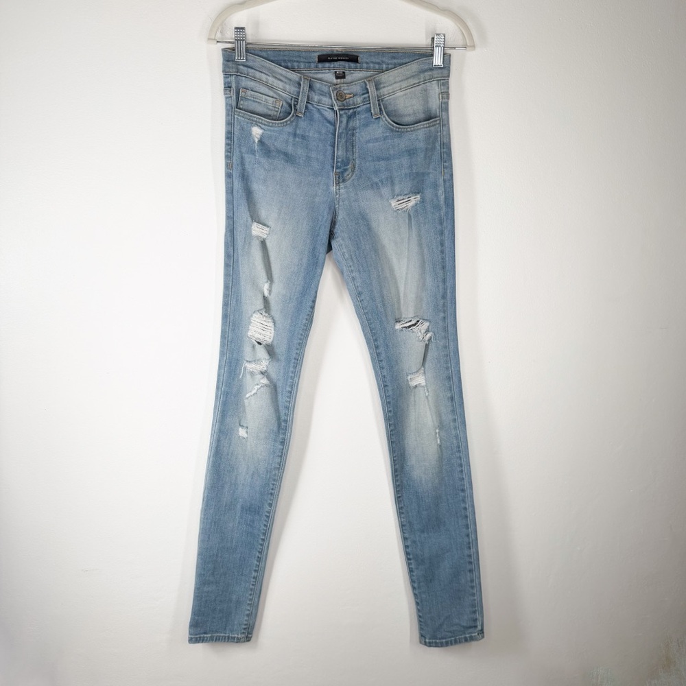 Flying Monkey Mid Rise Skinny Distressed Jeans Women’s Size 26